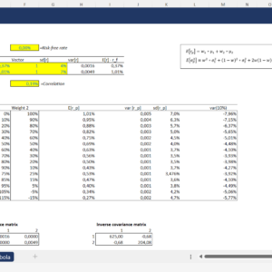 Portfolio Optimization - 2 Assets