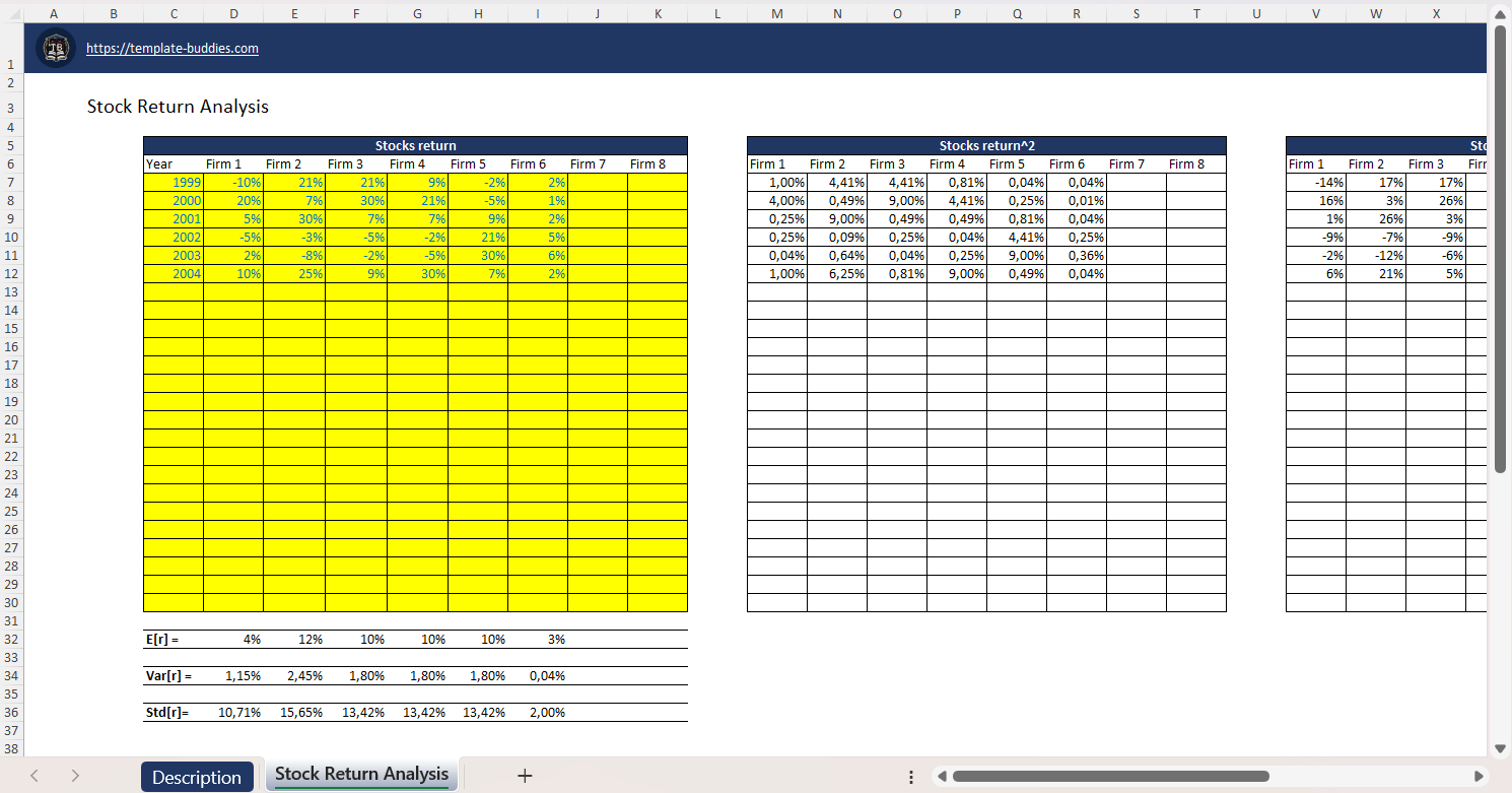 Stock Return Analysis