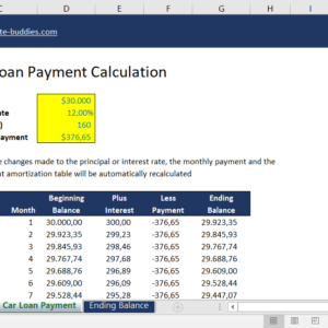 Car Loan Payment Calculator