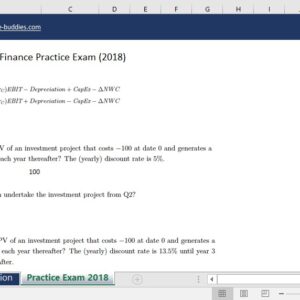 AEF - Practice Exam (2018)