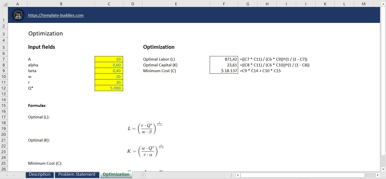 Cost Minimization
