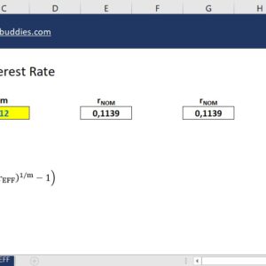 Nominal- and Effective Interest Rate