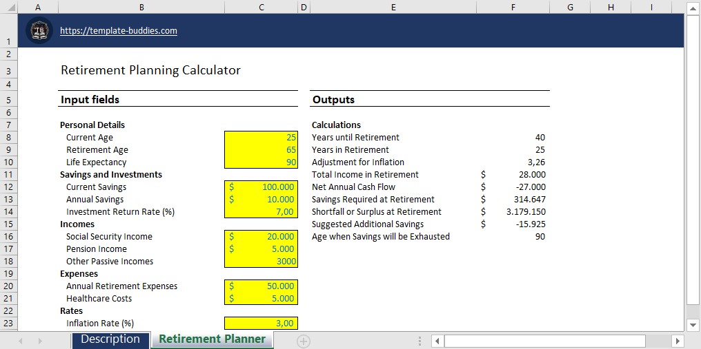 Retirement Planning – Template Buddies